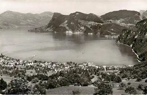 AK / Ansichtskarte  Hergiswil_Vierwaldstaettersee Panorama