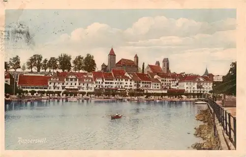 AK / Ansichtskarte  Rapperswil_-Jona_Rapperswyl_Zuerichsee_SG Uferpromenade am Zuerichsee