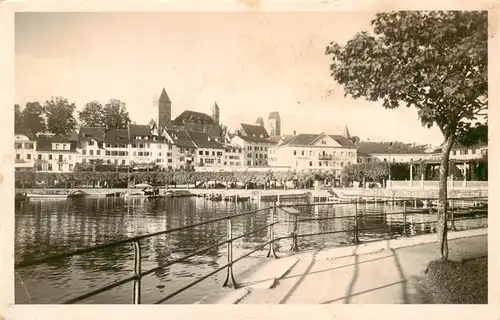 AK / Ansichtskarte  Rapperswil_-Jona_Rapperswyl_Zuerichsee_SG Uferpromenade am Zuerichsee