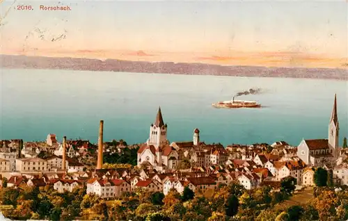 AK / Ansichtskarte  Rorschach_Bodensee_SG Panorama