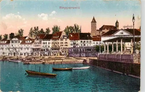 AK / Ansichtskarte  Rapperswil_-Jona_Rapperswyl_Zuerichsee_SG Partie am Hafen