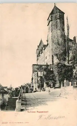 AK / Ansichtskarte  Rapperswil_-Jona_Rapperswyl_Zuerichsee_SG Schloss