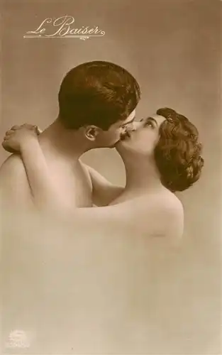 AK / Ansichtskarte  Foto_Amag_Nr. Nr. 60945/6 Le Baiser Liebes Paar Kuss