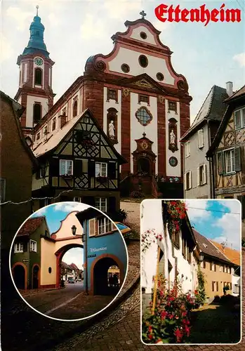 AK / Ansichtskarte  Ettenheim Wallfahrtskirche Torbogen Ortspartie