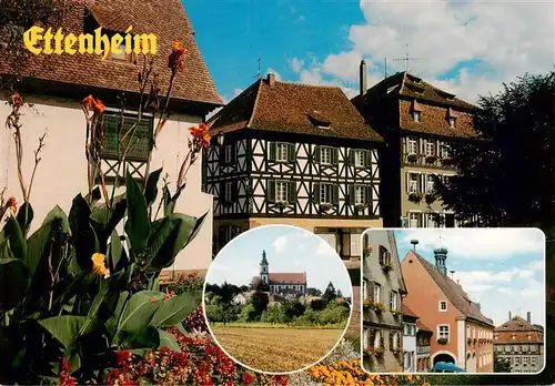 AK / Ansichtskarte  Ettenheim Fachwerkhaus Barockkirche Torbogen Gasse