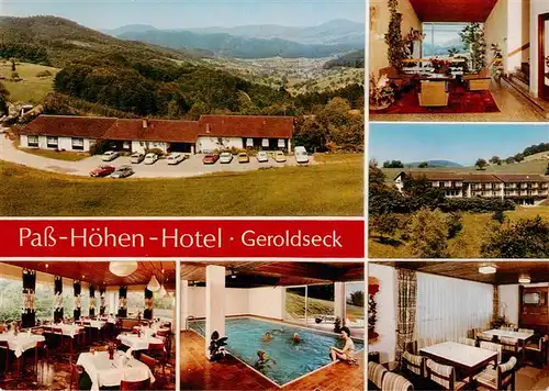 AK / Ansichtskarte  Schoenberg_Seelbach Pass Hoehenhotel Geroldseck Herberge Loewen