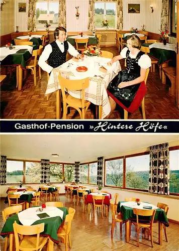 AK / Ansichtskarte  Ottoschwanden_Freiamt Gasthof Pension Hintere Hoefe Gastraeume