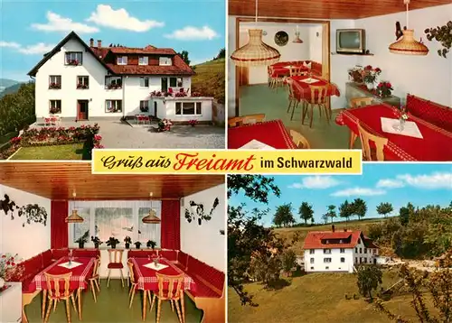 AK / Ansichtskarte 73931642 Freiamt_Emmendingen_BW Ferienhaus Liselore Giesin Gastraum Panorama