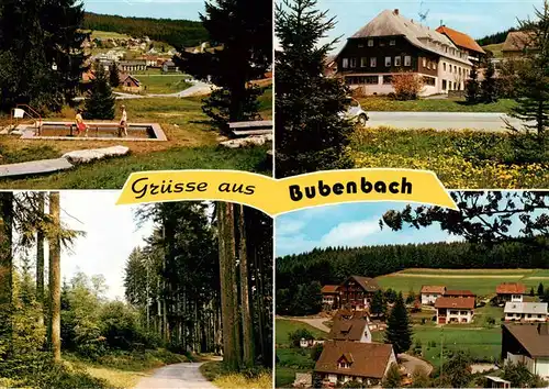 AK / Ansichtskarte 73931703 Bubenbach_Eisenbach Wassertreten Gasthof Waldpartie Panorama