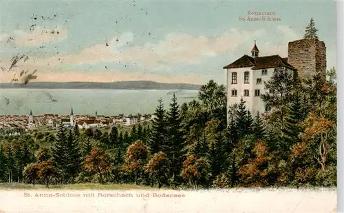 AK / Ansichtskarte  Rorschach_Bodensee_SG St Anna Schlos 