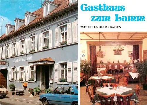 AK / Ansichtskarte 73931752 Ettenheim Gasthaus zum Lamm Gaststube