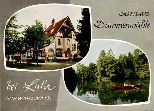 AK / Ansichtskarte  Lahr_Baden Gasthaus Dammenmuehle Gondelteich