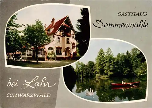 AK / Ansichtskarte  Lahr_Baden Gasthaus Dammenmuehle Gondelteich