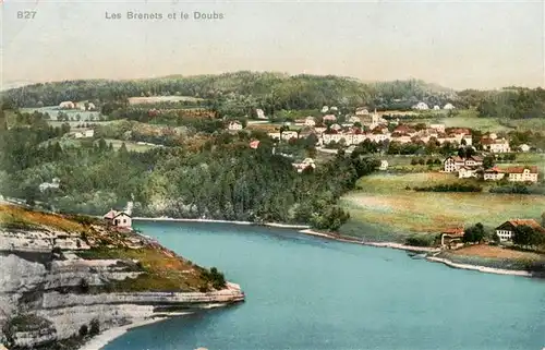 AK / Ansichtskarte  Les-Brenets_NE Vue panoramique et le Doubs