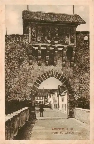 AK / Ansichtskarte  Estavayer_-le-Lac_FR Porte du Camus