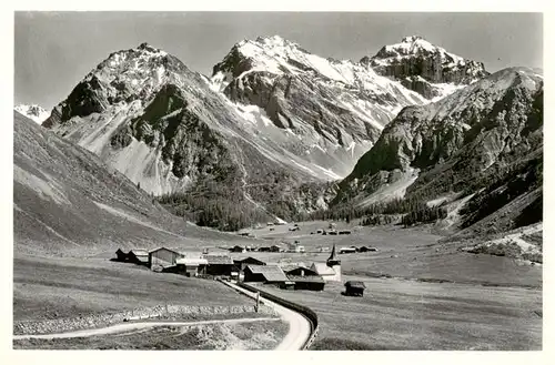 AK / Ansichtskarte  Sertig_Davos_GR Panorama Alpen