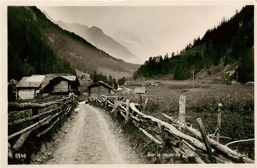 AK / Ansichtskarte  Zinal_VS Berghuetten Landschaft Alpen