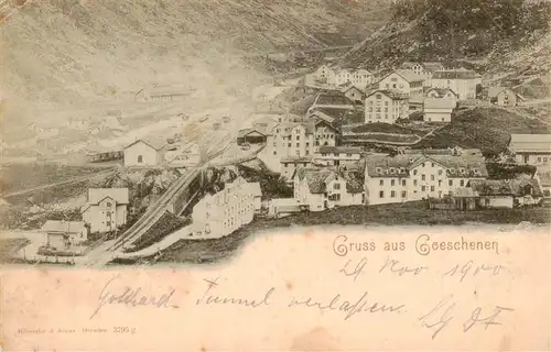 AK / Ansichtskarte  Goeschenen_Goeschenen_UR Panorama