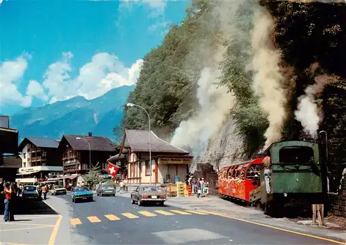AK / Ansichtskarte  Brienz_Brienzersee_BE Abfahrt der Rothornbahn