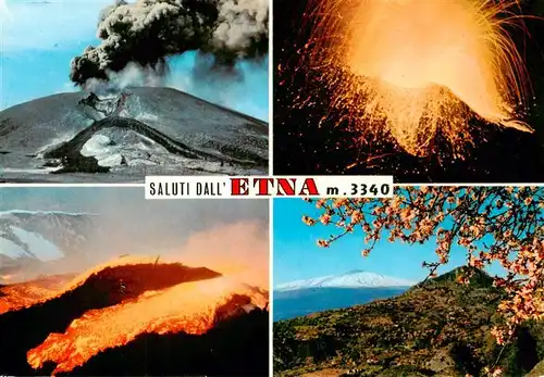 AK / Ansichtskarte  Etna__Catania_Sicilia_Vulcano_IT Vulkan aetna Landschaftspanorama