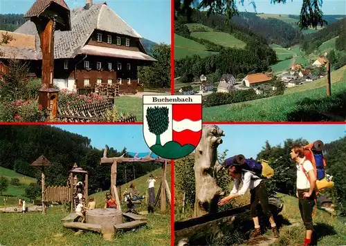 AK / Ansichtskarte  Buchenbach_Freiburg_Breisgau_Schwarzwald mit OT Falkensteig Unteribental Wagensteig Wanderweg Kinderspielplatz