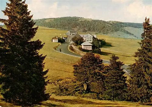 AK / Ansichtskarte 73931874 Schauinsland_Oberried_BW Landschaftspanorama mit Halden-Hotel am Schauinsland Schwarzwald