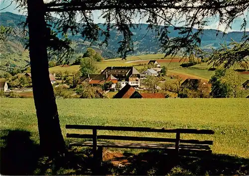 AK / Ansichtskarte  Horben_Breisgau_Schwarzwald Panorama mit Hotel Gasthof zum Engel