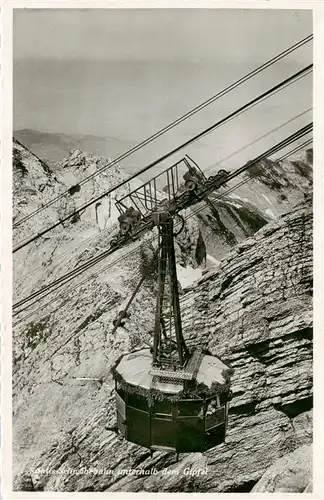 AK / Ansichtskarte  Seilbahn_Cable-Car_Telepherique Saentis 