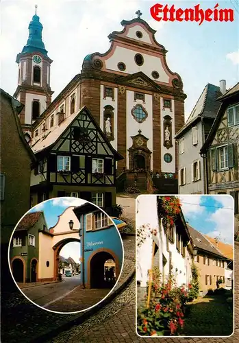 AK / Ansichtskarte 73932014 Ettenheim Kath Pfarrkirche St Bartholomaeus Thomas Strasse Oberes Tor