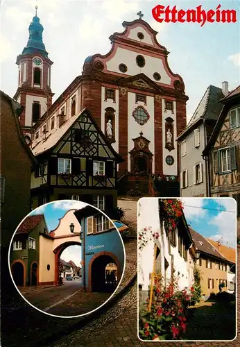 AK / Ansichtskarte 73932018 Ettenheim Kath Pfarrkirche St Bartholomaeus Thomas Strasse Oberes Tor