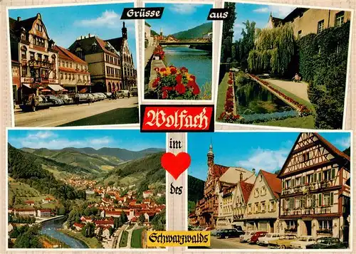 AK / Ansichtskarte 73932029 Wolfach_Schwarzwald Ortspartien Kinzig Kuranlagen 