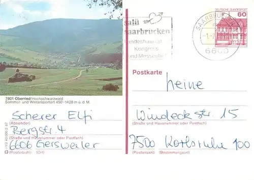 AK / Ansichtskarte 73932051 Oberried__Breisgau_Schwarzwald Panorama Sommer- und Wintersportort