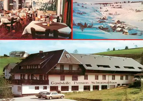 AK / Ansichtskarte 73932056 Hofsgrund_Oberried_Schauinsland Gaststaette Hotel Pension Schwarzwaldhaus Restaurant Winterpanorama