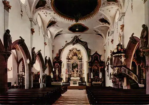 AK / Ansichtskarte  Kirchhofen_Ehrenkirchen_Breisgau Inneres der Waldfahrtskirche