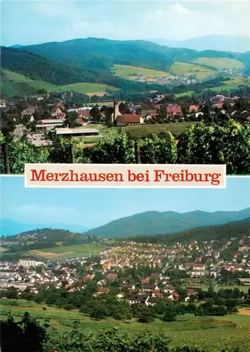 AK / Ansichtskarte  Merzhausen__Freiburg_Breisgau Panorama Schwarzwald