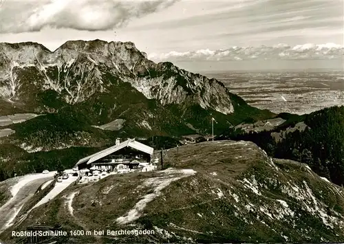 AK / Ansichtskarte  Berchtesgaden Rossfeld-Schihuette Alpenpanorama