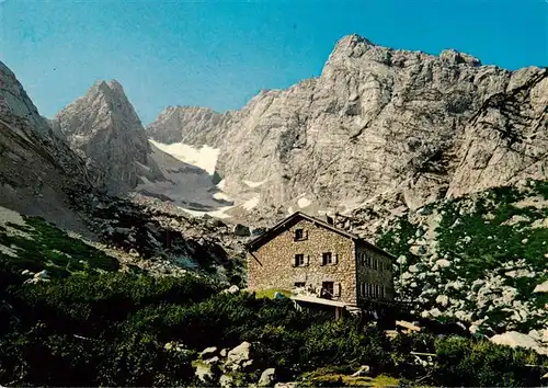 AK / Ansichtskarte  Berchtesgaden Blaueishuette mit Hochkalter Berghuette Alpen