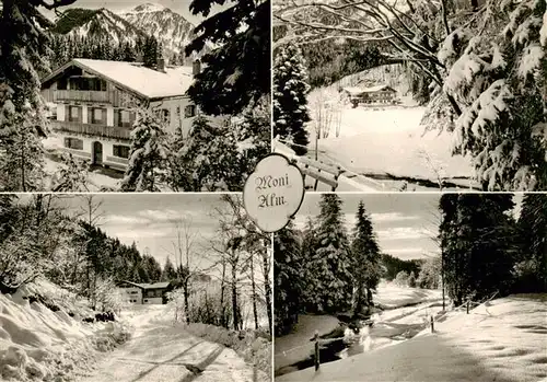 AK / Ansichtskarte  Sutten Berggasthaus Moni-Alm Winterpanorama