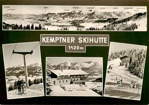 AK / Ansichtskarte 73932129 Bolsterlang Kemptner Skihuette Wintersportplatz Bolsterlangerhorn Allgaeuer Alpen