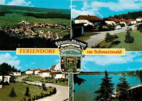 AK / Ansichtskarte 73932157 Dittishausen_Loeffingen Panorama Feriendorf im Schwarzwald See
