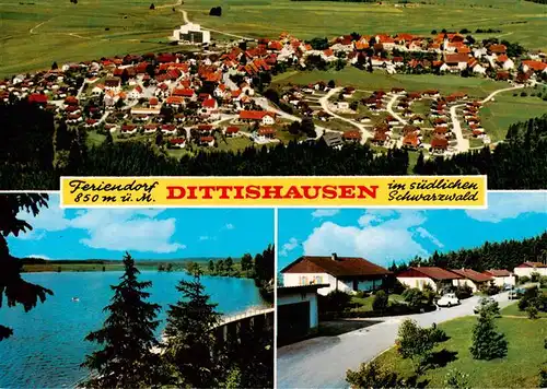 AK / Ansichtskarte 73932158 Dittishausen_Loeffingen Panorama Feriendorf im Schwarzwald See