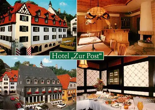 AK / Ansichtskarte  Waischenfeld Hotel zur Post Gastraeume