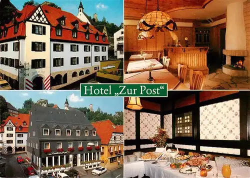 AK / Ansichtskarte  Waischenfeld Hotel Zur Post Gastraeume