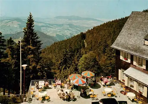 AK / Ansichtskarte  Schauinsland_Oberried_BW Berghotel Rasthaus Terrasse