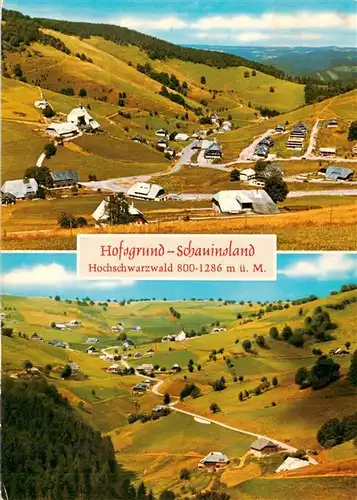 AK / Ansichtskarte  Hofsgrund_Oberried_Schauinsland Fliegeraufnahmen