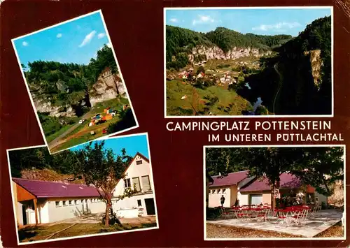 AK / Ansichtskarte 73932306 Pottenstein_Oberfranken Campingplatz Pottenstein im unteren Puettlachtal Details