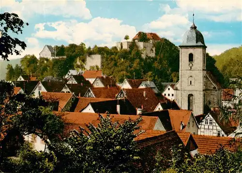 AK / Ansichtskarte  Betzenstein Panorama mit Kirche