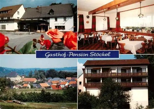 AK / Ansichtskarte  Pegnitz Gasthof Pension Stoeckel Gastraum Panorama