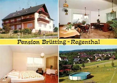 AK / Ansichtskarte  Regenthal Pension Bruetting