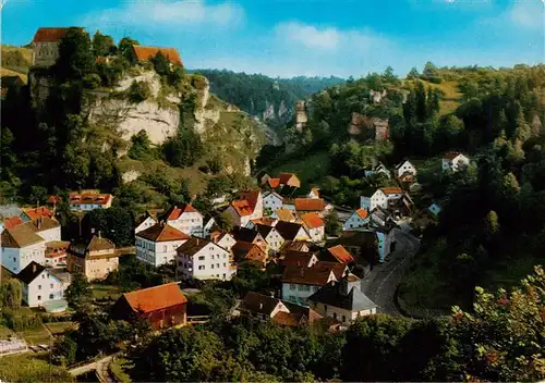 AK / Ansichtskarte  Pottenstein_Oberfranken Panorama